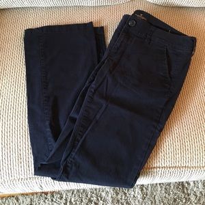 AE kick boot navy pants